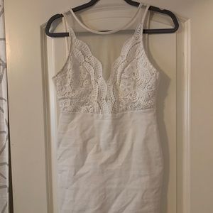 Lulus white mini dress